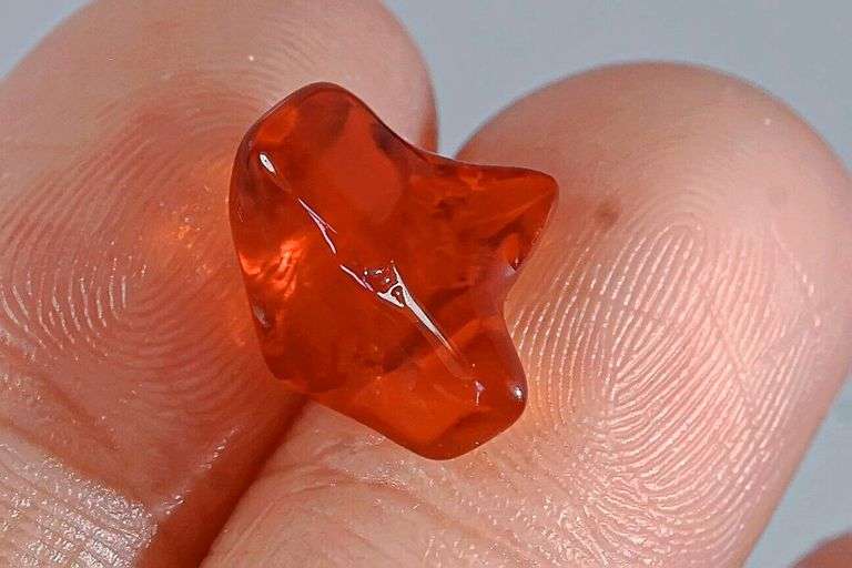 Fantastic 3.10ct red Fire Opal nugget