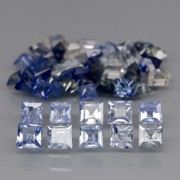 Exquisite 2.59ct 39 piece Ceylon Sapphire set