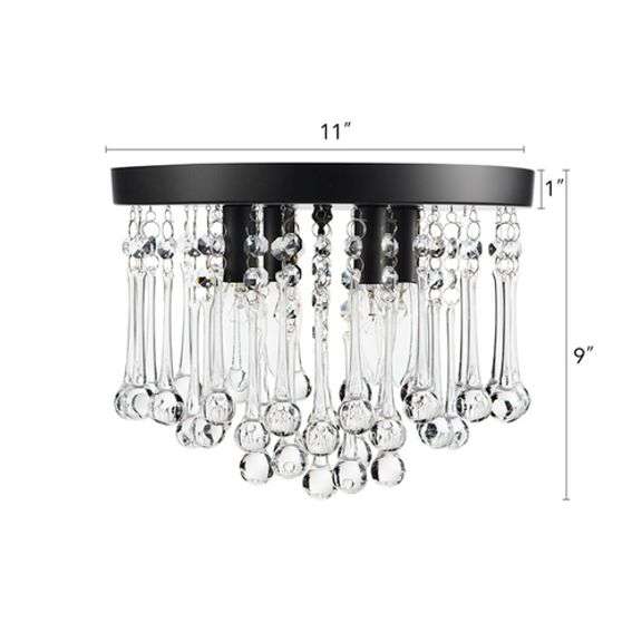 Chic 4-Light Droplet Chandelier: