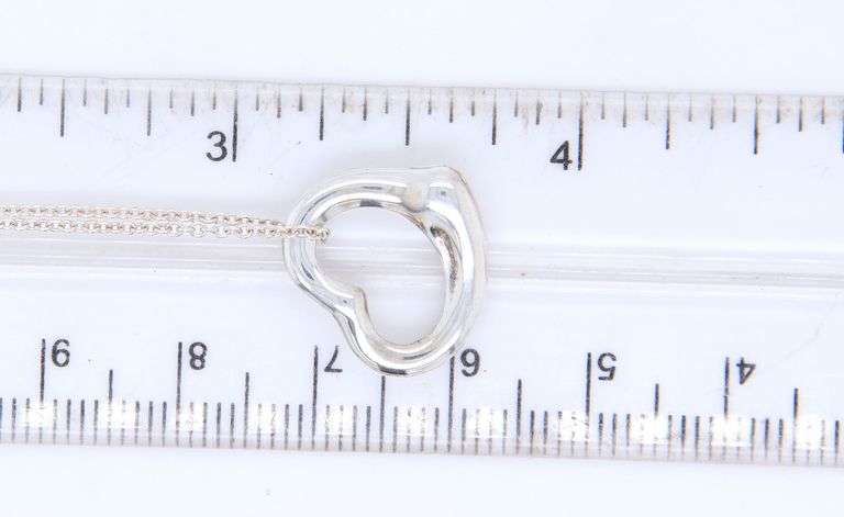 Tiffany & Co Elsa Peretti Open Heart Necklace