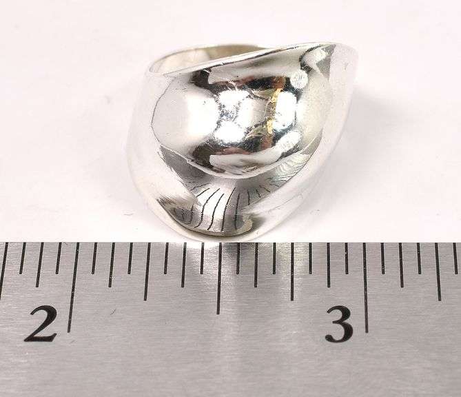 Dome Ring in Sterling Silver