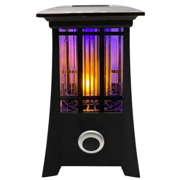 Solar Lantern Bug Zapper: Flame & Protection