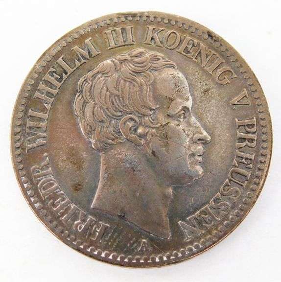 1828 A Thaler XIV Prussia Germany Coin