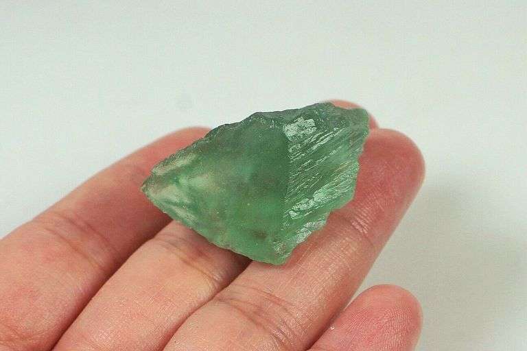 Glowing 89ct natural rough Flourite