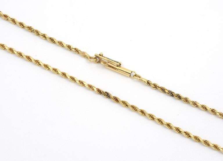 Always Useful 14k Rope Necklace