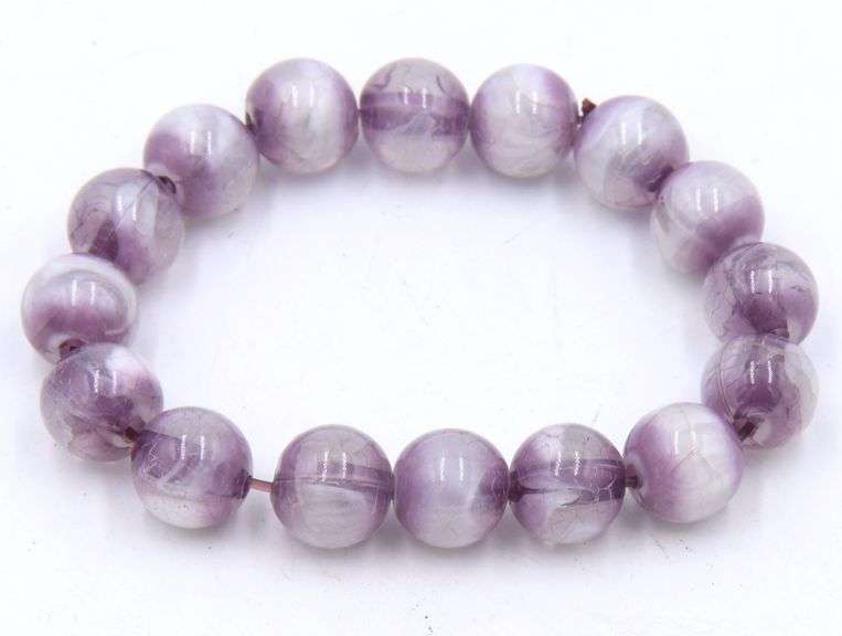 Amethyst Beaded Bracelet