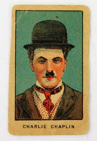 Scarce 1920's Charlie Chaplin Comic Strip Card