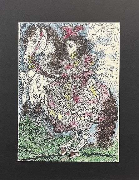 Very Collectible Pablo Picasso Lithograph from Toros y Toreros Circa 1961