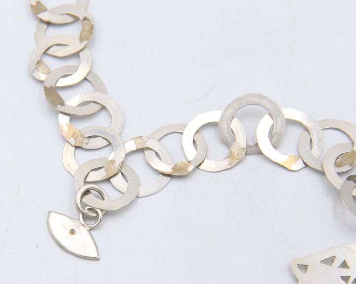 925 Sterling Silver Belt with Charms