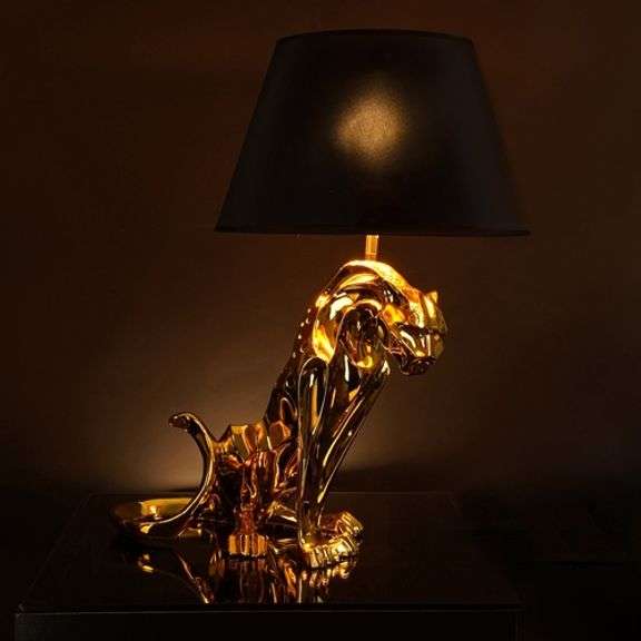 Jaguar Sculptural Table Lamp