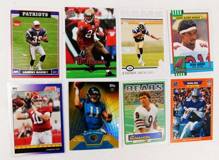 8 Rookie Football Cards