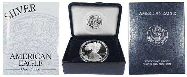 Exceptional Proof 1994 American Silver Eagle-Better Date!