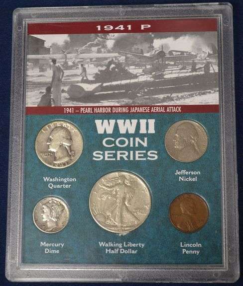1941-P WW2 Silver Coin Series Set