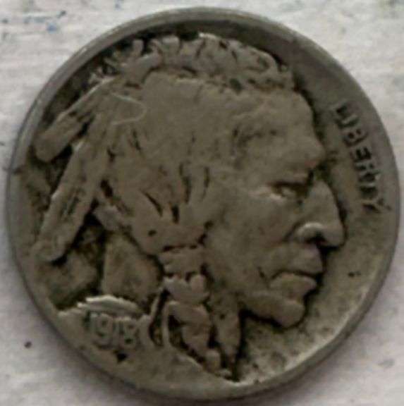 1918-D Buffalo Nickel US Coin
