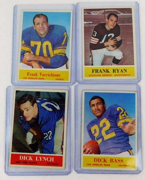 4 - 1964 P.C.G. Football Cards