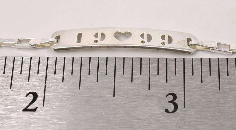 1999 Heart Bracelet In Sterling Silver