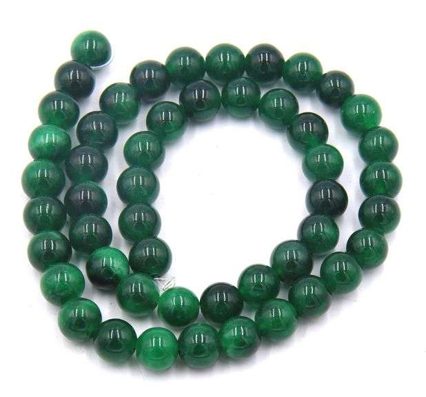16 inches Strand Genuine Green Jade Rondelle Beads