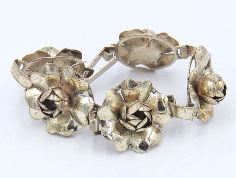 Group Lot of Vintage 925 sterling Silver Bracelets