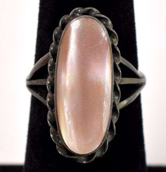 Pink Gem Ring in Sterling Silver