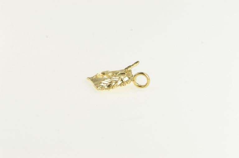 14K Yellow Gold Diamond Cut Unicorn Unique Special Charm/Pendant
