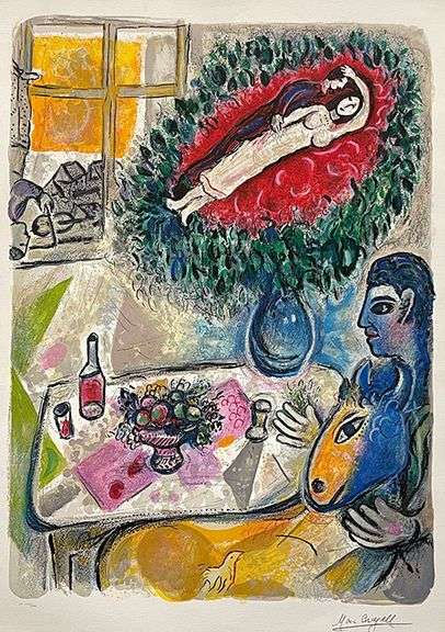 Collectible Limited Edition Marc Chagall Lithograph