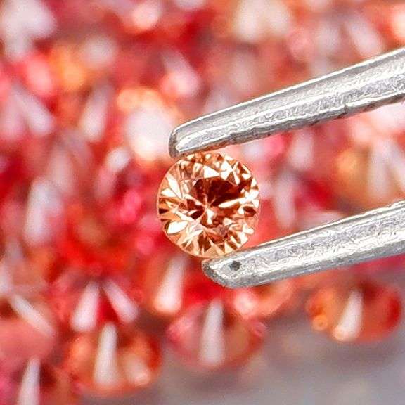 Dazzling 3.03ct diamond cut Songean Sapphire set