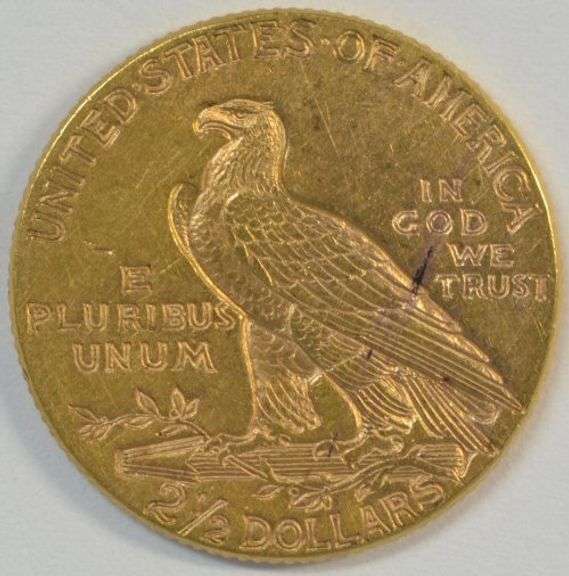 Lovely 1912 US $2.50 Indian Gold Piece. Better date