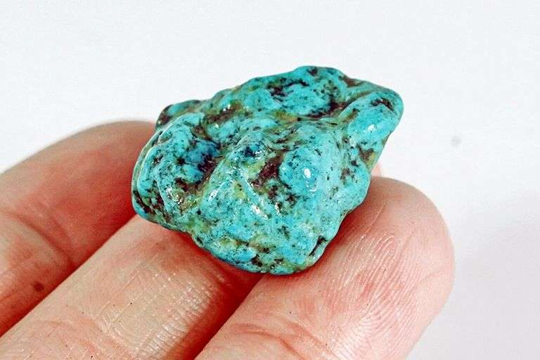 23ct uncut natural blue green Turquoise