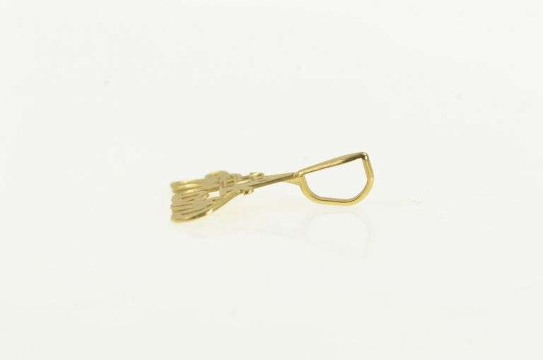 14K Yellow Gold #1 Number One Mom Mother's Day Charm/Pendant