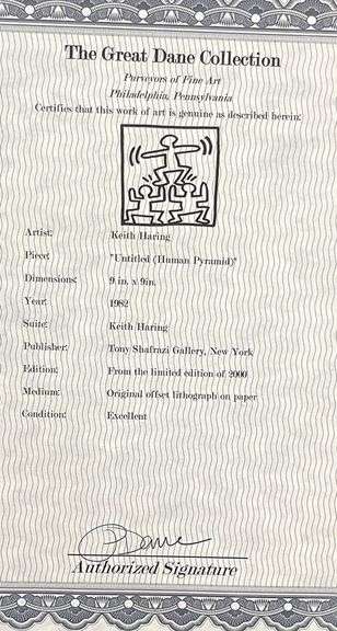 Very Collectable Limited Edition Keith Haring