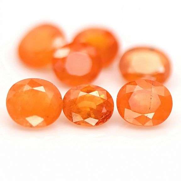 Fabulous 15.23ct Fanta orange Garnet set