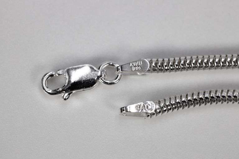 Sterling Silver Snake Chain 2.3mm Solid 925 New Brazilian Bracelet 10"