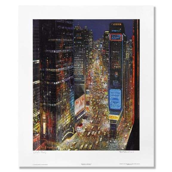 Times Square New York City by Peter Ellenshaw