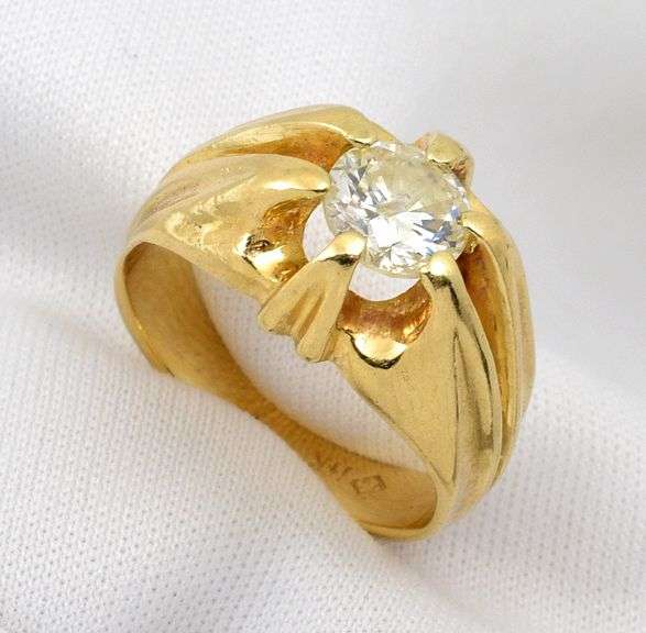 Stylish 1 Ct. Diamond Unisex Ring