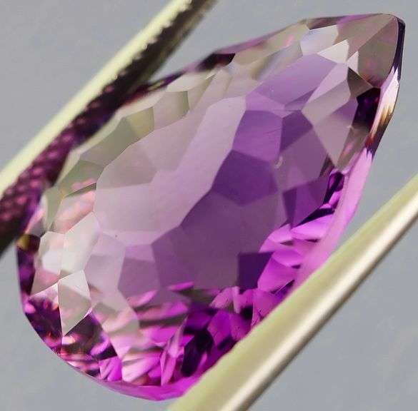 High grade 10.99ct concave cut Amethyst