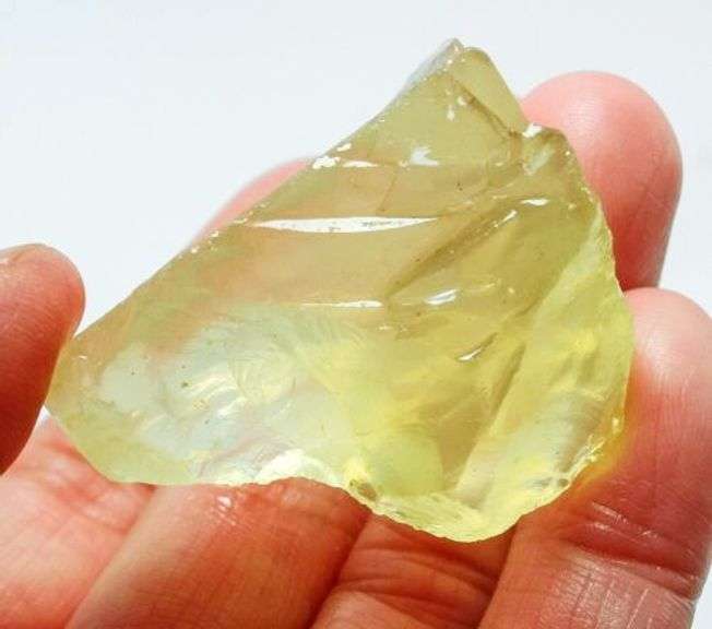 Tremendous 111ct uncut lemon Citrine