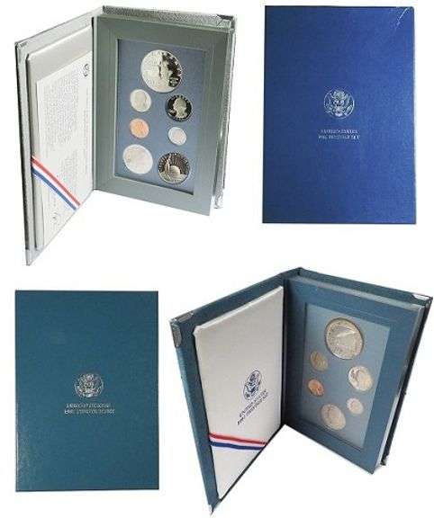 Exceptional Proof 1986 & 1987 Silver Prestige Sets!