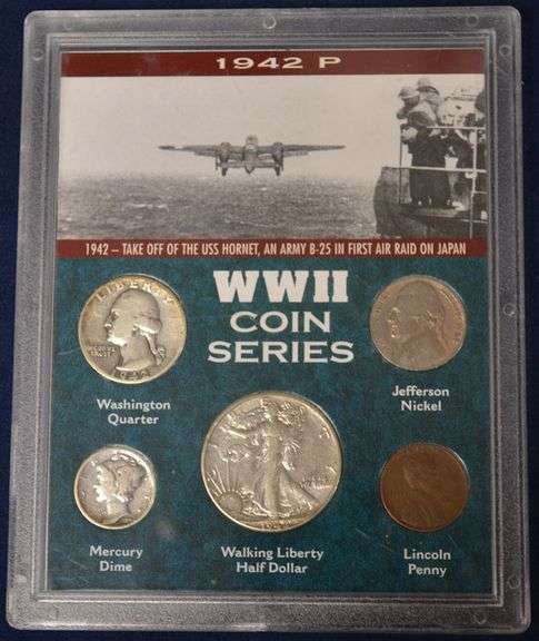 1942-P WW2 Silver Coin Series Set