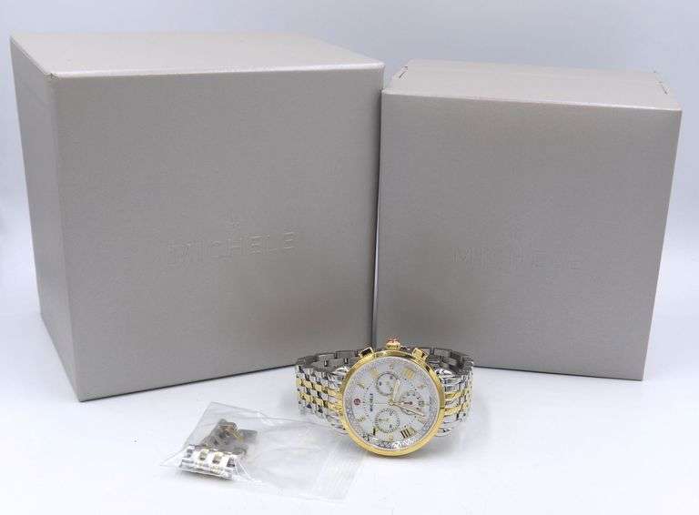 Michele Sport Sail Diamond Quartz Watch