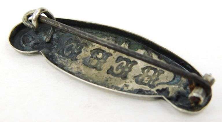 Antique French Sterling Bebe Baby Pin