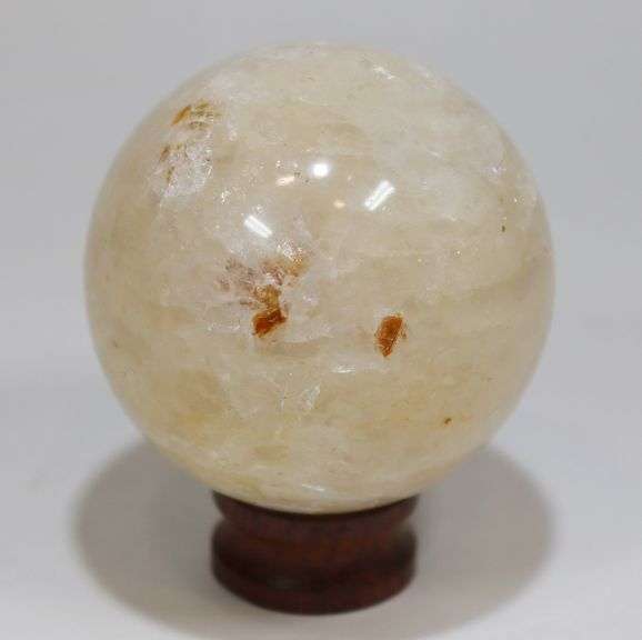 Really cool 1,415ct Quartz crystal sphere