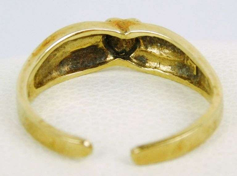 10K Yellow Gold Toe Ring