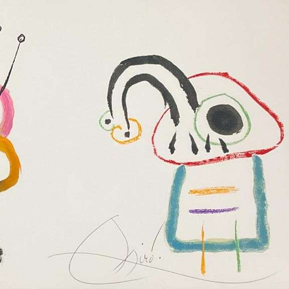 M. 1016 from L'enfance d'Ubu by Miro