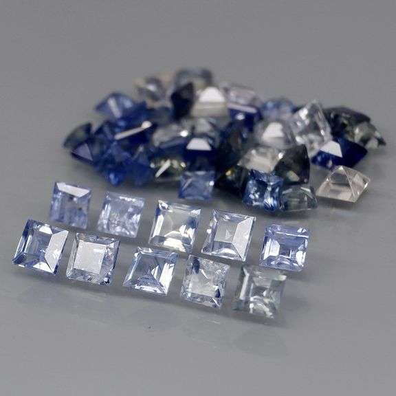 Exquisite 2.59ct 39 piece Ceylon Sapphire set