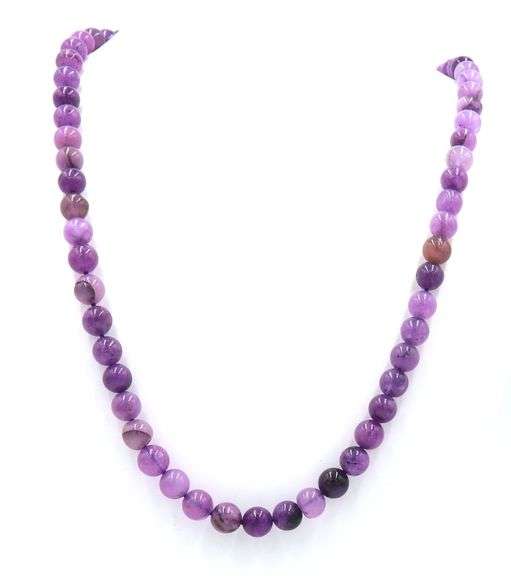 Amethyst Beaded Necklace