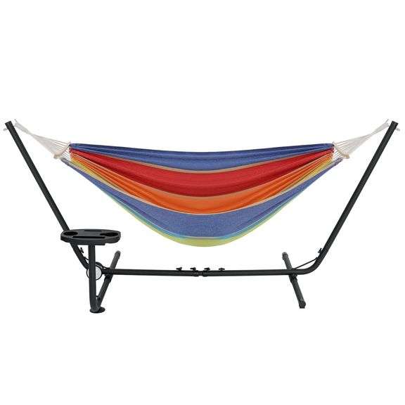 Portable 2-Person Hammock with Adjustable Stand