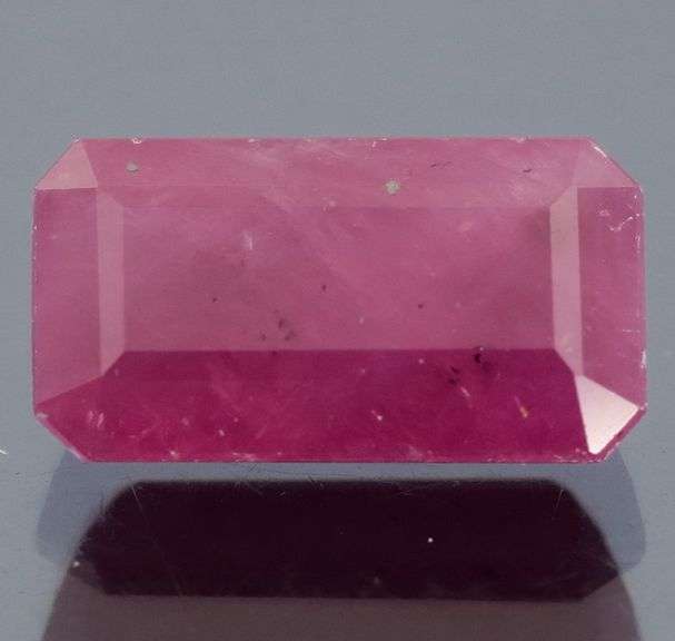 Stunning violet red 3.38ct unheated Winza Ruby
