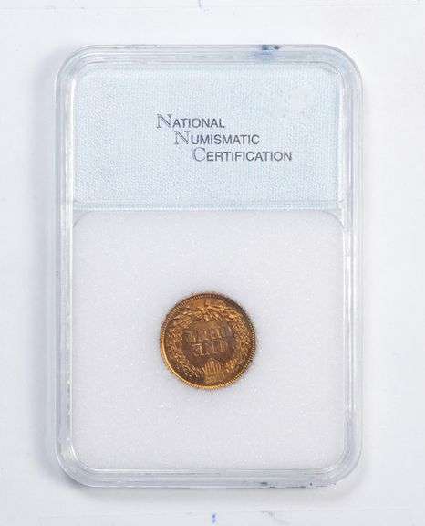 MS67 1864 Indian Head Cent - Red - Bronze - Graded NNC