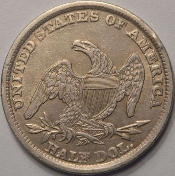 1838 Capped Bust Half Dollar Cleaned