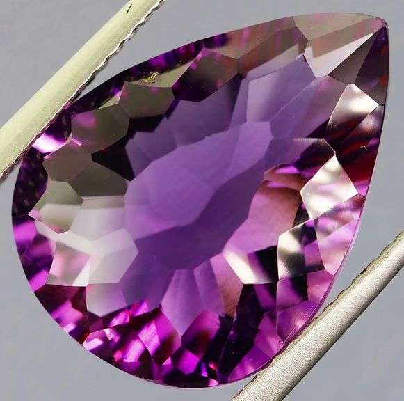 High grade 10.99ct concave cut Amethyst
